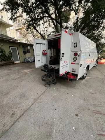 Magnet Plumbing service vehicle on-site for Faucet Repair in Kenai